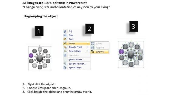 For A Free Business PowerPoint Templates Flow Chart Circular Process Slides