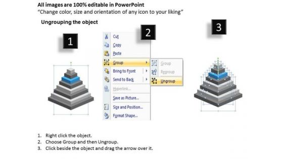 Forming Pyramid Structure Hierarchies Ppt Construction Business Plan Template PowerPoint Slides