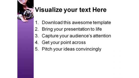 Fortune Teller Future PowerPoint Themes And PowerPoint Slides 0511
