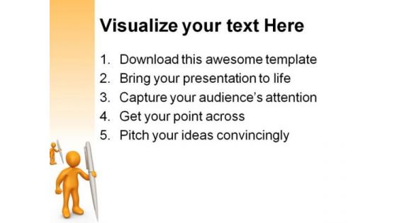 Forum People PowerPoint Template 0910