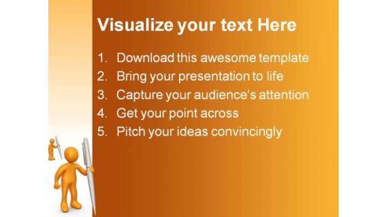 Forum People PowerPoint Template 0910