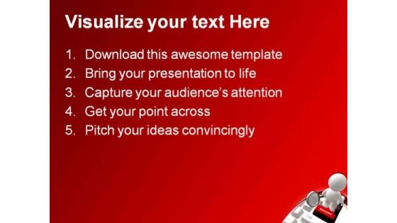 Found Success Computer PowerPoint Themes And PowerPoint Slides 0811