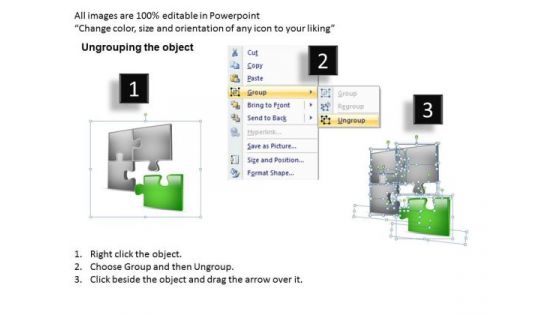 Found The Solution Puzzle PowerPoint Slides And Editable Ppt Slides