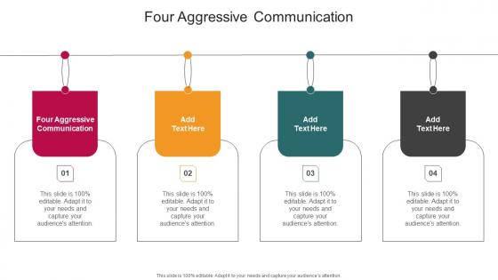 Four Aggressive Communication In Powerpoint And Google Slides Cpb