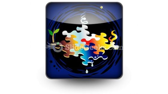 Four Elements Of Nature PowerPoint Icon S Four Elements Of Nature PowerPoint Icon S