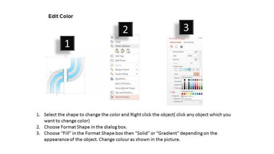 Four Options For Information Representation Presentation Template