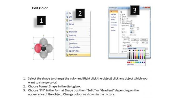 Four Parts Mixed Scheme Business Process Diagram Ppt It Plan PowerPoint Slides
