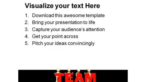 Four Persons Team Business PowerPoint Themes And PowerPoint Slides 0411