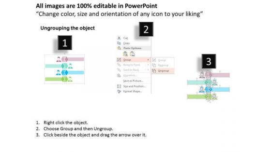 Four Steps Of Team Development PowerPoint Templates