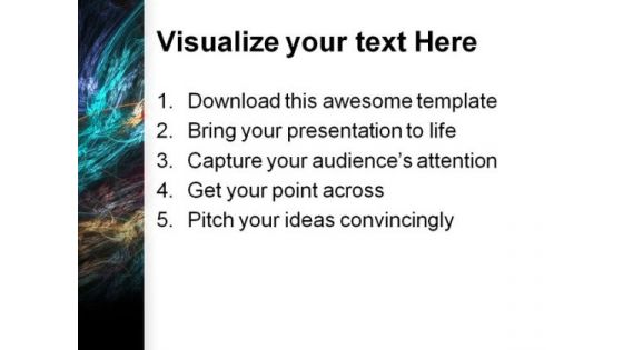 Fractal Abstract Background PowerPoint Themes And PowerPoint Slides 0611