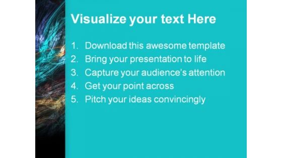 Fractal Abstract Background PowerPoint Themes And PowerPoint Slides 0611