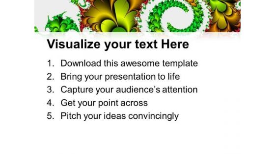 Fractal Design Background PowerPoint Templates Ppt Backgrounds For Slides 0613