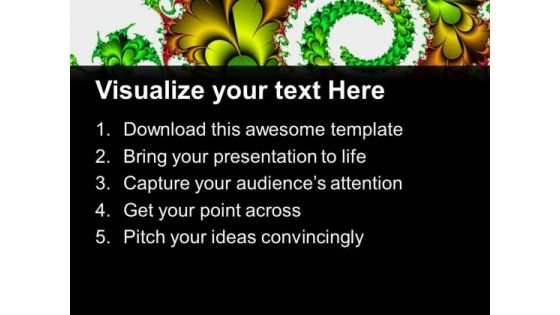 Fractal Design Background PowerPoint Templates Ppt Backgrounds For Slides 0613