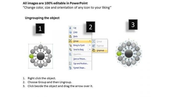 Free Business PowerPoint Templates Plan Circular Flow Process
