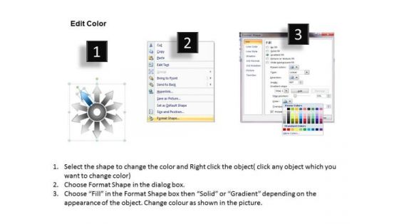 Free Business PowerPoint Templates Steps Diverging Arrows Chart Software Slides
