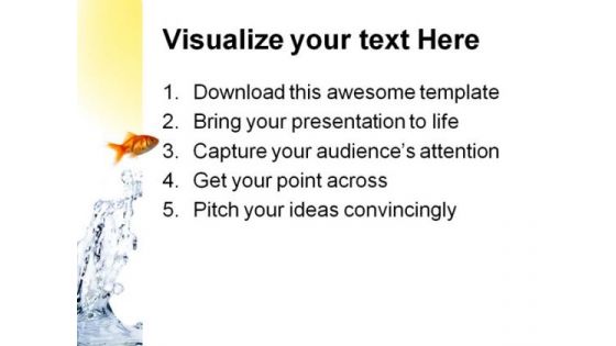 Free Willy Animals PowerPoint Template 0510