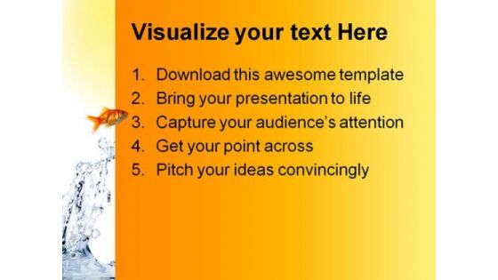 Free Willy Animals PowerPoint Template 0510