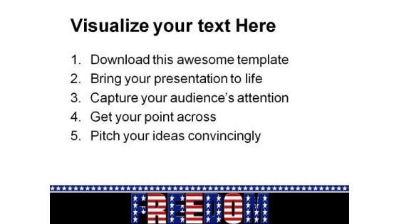 Freedom Background Americana PowerPoint Templates And PowerPoint Backgrounds 0611