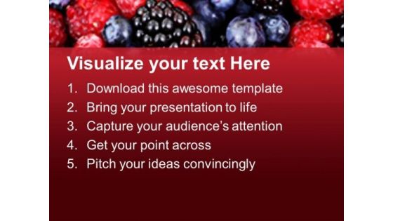 Fresh And Healthy Fruits PowerPoint Templates Ppt Backgrounds For Slides 0213