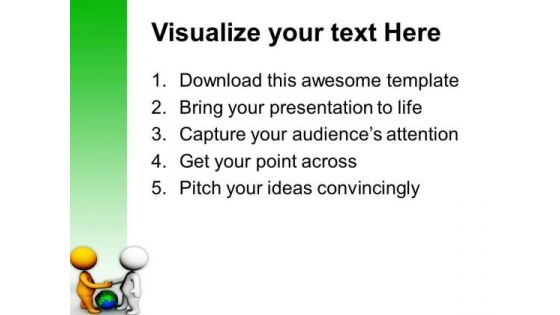 Friendly And Professional Relations Business PowerPoint Templates Ppt Backgrounds For Slides 0613