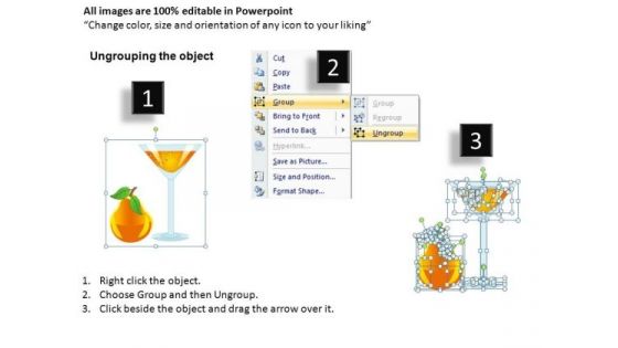Fruit Juices Editable PowerPoint Slides Download