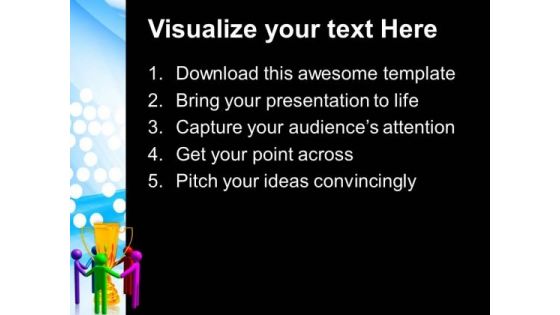 Full Spectrum Trophy People PowerPoint Templates And PowerPoint Themes 0712