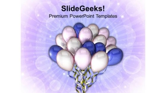Fun With Balloons Entertainment PowerPoint Templates Ppt Backgrounds For Slides 0213