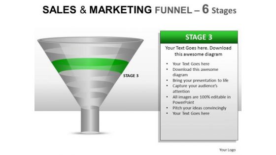 Funnel Showing Sales Process PowerPoint Slides And Ppt Diagram Templates