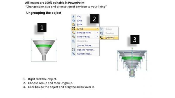 Funnel Showing Sales Process PowerPoint Slides And Ppt Diagram Templates
