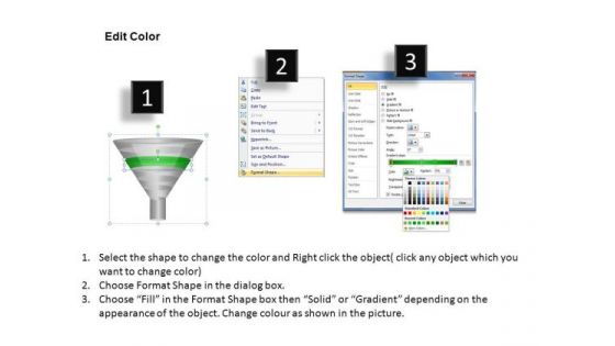 Funnel Showing Sales Process PowerPoint Slides And Ppt Diagram Templates
