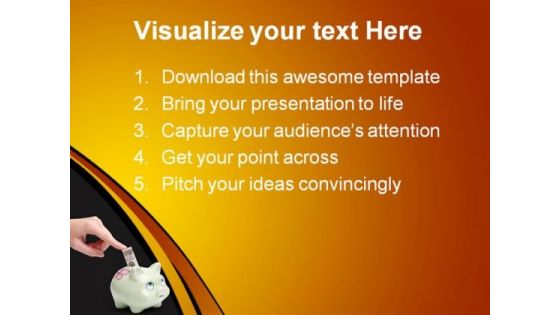 Future Savings Money PowerPoint Themes And PowerPoint Slides 0411