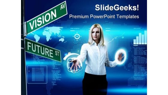 Future Vision Business PowerPoint Template 0510