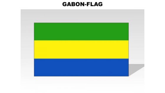 Gabon Country PowerPoint Flags