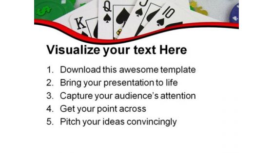 Gambling Game PowerPoint Themes And PowerPoint Slides 0811