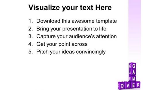 Game Over People PowerPoint Templates And PowerPoint Themes 0512