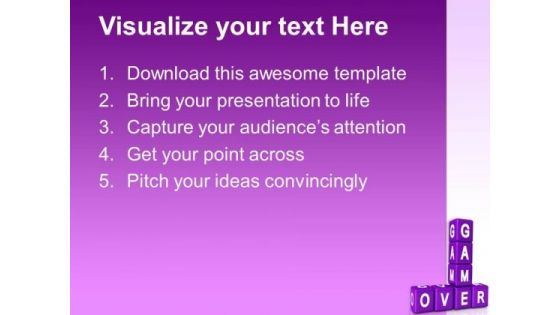 Game Over People PowerPoint Templates And PowerPoint Themes 0512