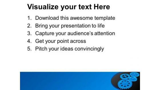 Gear All Business Process For Good Profit PowerPoint Templates Ppt Backgrounds For Slides 0613