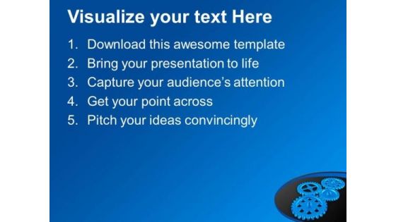Gear All Business Process For Good Profit PowerPoint Templates Ppt Backgrounds For Slides 0613