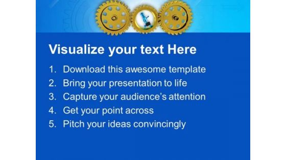 Gear Business And Marketing PowerPoint Templates Ppt Backgrounds For Slides 0613