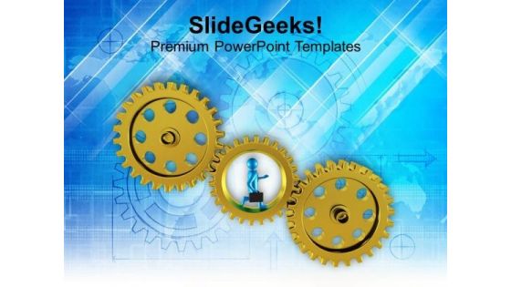 Gear Business And Marketing PowerPoint Templates Ppt Backgrounds For Slides 0613 Gear Business And Marketing PowerPoint Templates Ppt Backgrounds For Slides 0613