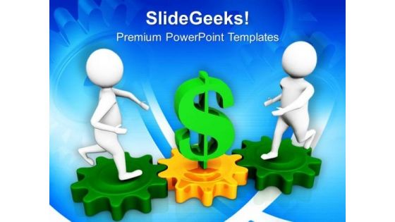 Gear Business For Doller Growth PowerPoint Templates Ppt Backgrounds For Slides 0713 Gear Business For Doller Growth PowerPoint Templates Ppt Backgrounds For Slides 0713