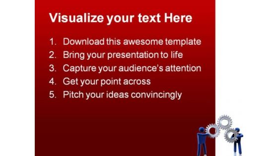Gear Business Industrial PowerPoint Themes And PowerPoint Slides 0411