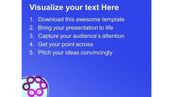 Gear Process For Business And Marketing PowerPoint Templates Ppt Backgrounds For Slides 0613