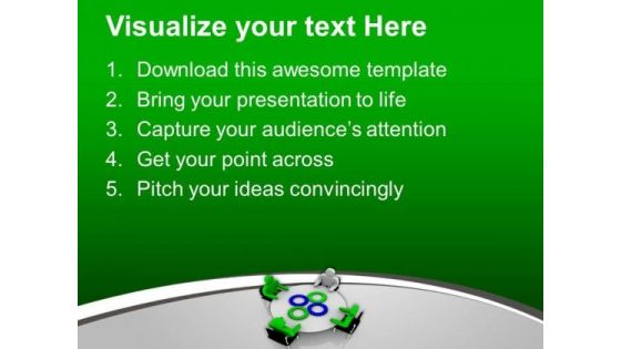 Gear Process In Team Meeting PowerPoint Templates Ppt Backgrounds For Slides 0713