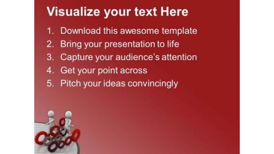 Gear Processes Are Good For Business PowerPoint Templates Ppt Backgrounds For Slides 0713