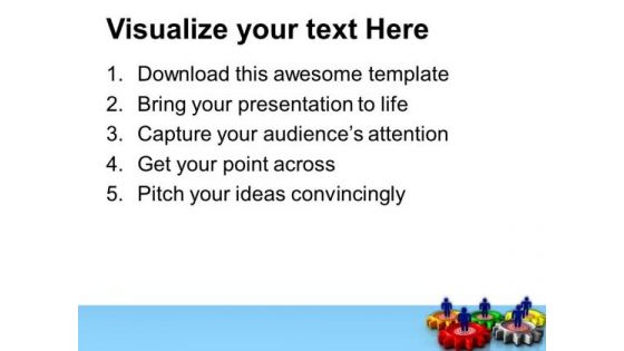 Gear Target Business PowerPoint Templates And PowerPoint Themes 0612