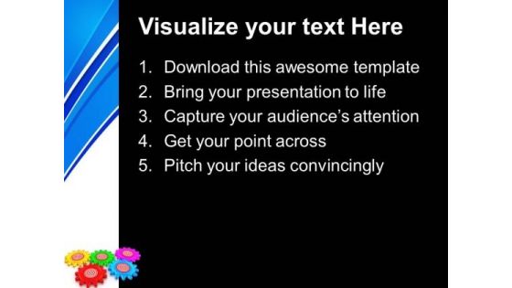 Gear Target Gearwheels PowerPoint Templates And PowerPoint Themes 0712