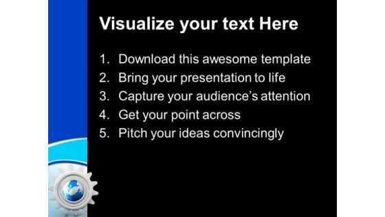 Gear Teamwork Business PowerPoint Templates And PowerPoint Themes 0612