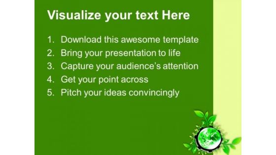 Gear The Process Of Planting To Save World PowerPoint Templates Ppt Backgrounds For Slides 0713