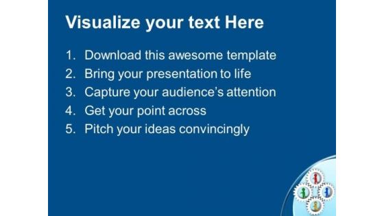 Gear The Process With Team PowerPoint Templates Ppt Backgrounds For Slides 0613